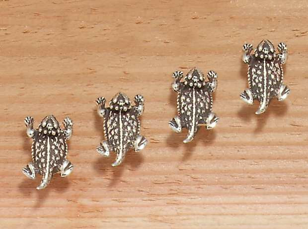 Texas Horned Toad Tuxedo Studs - maxlang
