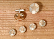 Rimmed Gold Star Set