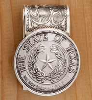 Texas State Seal Coin Money Clip