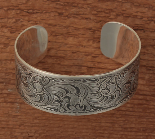 19 Indian ENGRAVED WIDE Silver Statement Ring Cuff-bracelet 