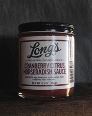 Cranberries, oranges, honey, and horseradish come together to create a sauce perfect for fish, poultry, and pork. Also great when sautéing kale or other greens. 6.5 ounces
