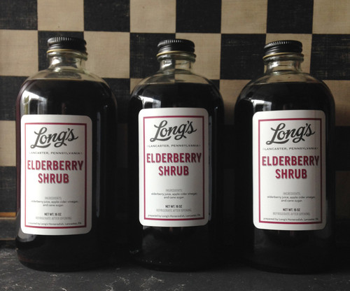 A combination of elderberries, apple cider vinegar, and pure cane sugar, this is a concentrated drink mixer. Combine it with seltzer over ice, add it to hot water for a soothing drink, or mix it with spirits for a delicious cocktail. While we certainly aren't making any claims, it is widely believed that elderberries are a natural antiviral.