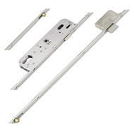 GU Ferco Munster Joinery Latch, 1 Deadbolt and 2 Rollers, 70mm centres