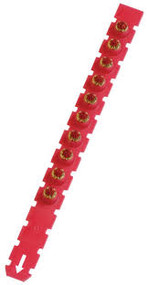 Red Powder Actuated Cartridge Strips