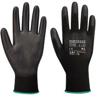 PU Black Palm Gloves