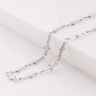 CHAIN - CROSS STAINLESS STEEL NECKLACE