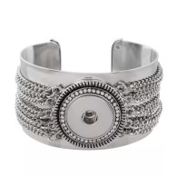 CUFF BANGLE - CHAINS PAVE CRYSTALS 