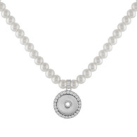 NECKLACE - MEGANS PEARL (SILVER)