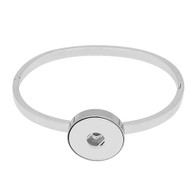 LUXE SS OVAL BANGLE (1B)