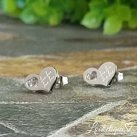 EARRINGS - LUXE SS LOVE IN LOVE (SILVER)