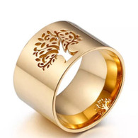 LUXE NATURE TOL RING (316L) S9 GOLD