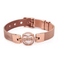 LUXE SS- MESH  MAMA BRACELET (RG)