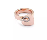 LUXE HANGING HEART RING (316L) S8 RG
