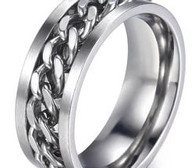 LUXE SS (316L) RING CHAIN -  SILVER (S10)