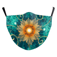 MASK WITH 3 FREE FILTERS - (ADULT) MANTRA FLOWER