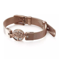 LUXE SS- MESH TOL BRACELET (RG)