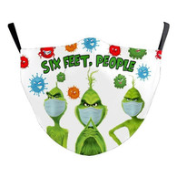 MASK WITH 3 FREE FILTERS - (CHILDREN) XMAS " SIX feet People..."