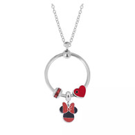 CHARMBEADS (SS) MEMORIES PENDANT- LITTLE RED BOW HEART