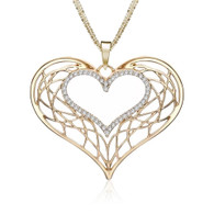 NECKLACE - A KIND HEART (GOLD)
