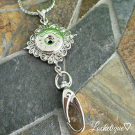 ID LANYARD PENDANT - RUSTIC DIAMOND