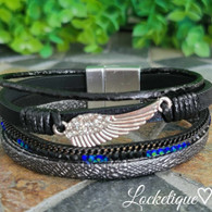 BRACELET MAGNETIC - SPIRITUAL WING (SKY BLUE)