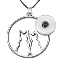 PENDANT  LUXE SS - TWO CATS IN LOVE