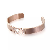 LUXE SS YOU ARE A WOW MOM BANGLE (RG)