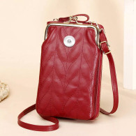 VERTI BAG LEATHER - RED