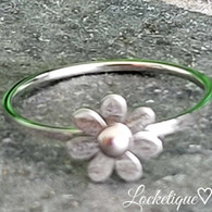 LUXE SS  DAISY RING - SILVER (S7)