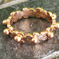 LUXE SS  CHEER DAISY RING - RG (S7)