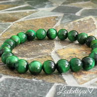 NS BRACELET -GREEN TIGER EYE (8MM)