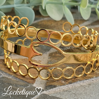 SET LUXE SS BANGLE - LOVING YOU (GOLD)