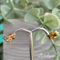 LUXE SS EARRINGS - TALLULAH DRAGONFLY (GOLD)