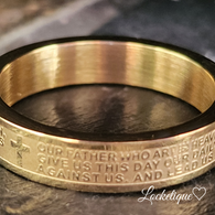 LUXE SS  RING PRAYER - GOLD (S9)