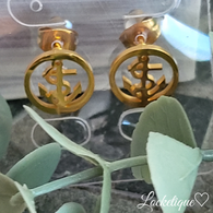 MIMIS EARRINGS - ANCHOR (GOLD)