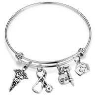 LUXE SS BANGLE ADJUSTABLE - IM DOCTOR