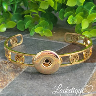 LUXE SS CUFF BANGLE - TOL (GOLD)