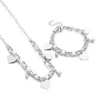 LUXE INLAYERS SS NECKLACE SET - LOVE AFFIRMATION