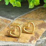 LUXE SS EARRINGS - REAL LOVE(GOLD)