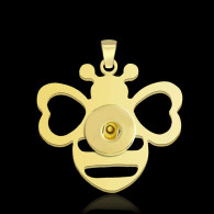 PENDANT LUXE SS - LET IT BEE (GOLD)
