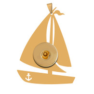 PENDANT LUXE SS - SAILBOAT (GOLD)