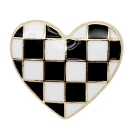 HEART - CHECKERS (GOLD)