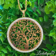 LUXE SS NECKLACE - TREE OF LIFE (ROSEGOLD)