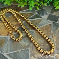 LUXE SS BOX CHAIN - GOLD