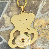 PENDANT LUXE SS - CHARMING BEAR (GOLD)