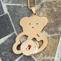 PENDANT LUXE SS - CHARMING BEAR (RG)