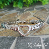 LUXE  SS BRACELET - YOURE MY EVERYTHING (SILVER)