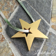 LUXE SS NECKLACE - STAR CUTOUT