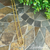 LUXE SS TWIST CHAIN - GOLD