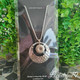 Luxe SS Pendant Honey Comb